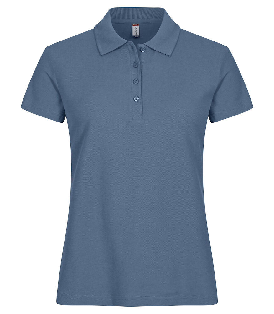 Clique Basic Polo Women staalblauw