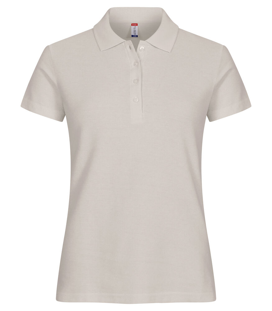 Clique Basic Polo Women steengrijs