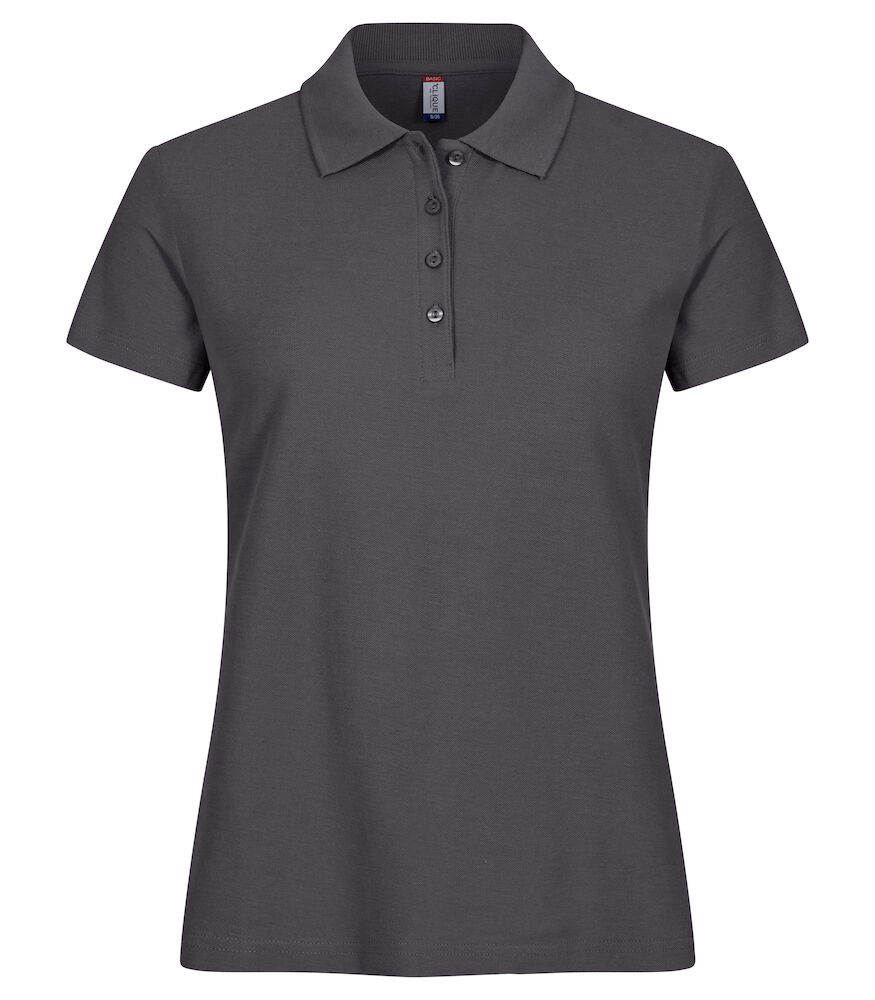 Clique Basic Polo Women metaalgrijs