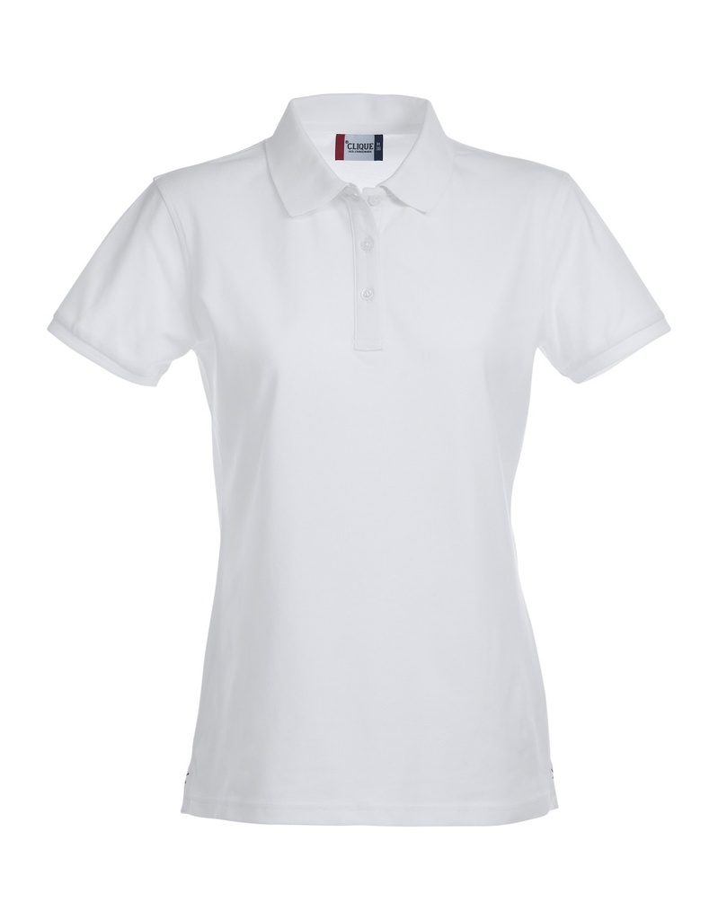 Clique Stretch Premium Polo Women wit