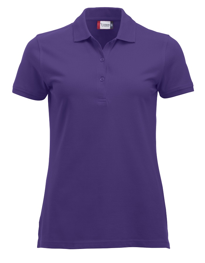 Clique Classic Marion S/S Polo helder lila