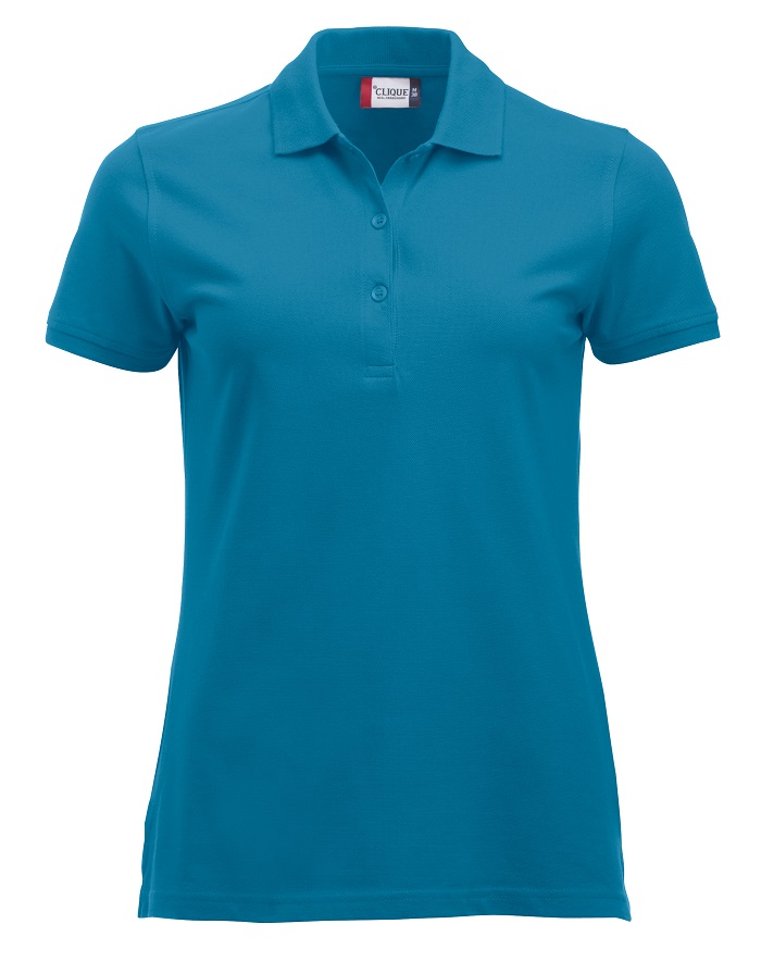 Clique Classic Marion S/S Polo turquoise