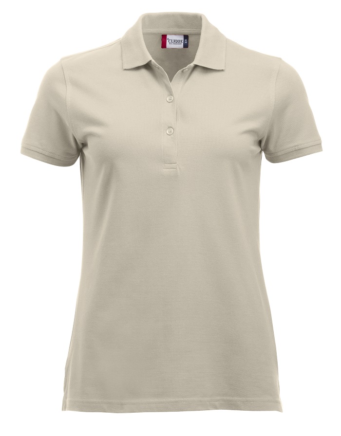 Clique Classic Marion S/S Polo licht khaki