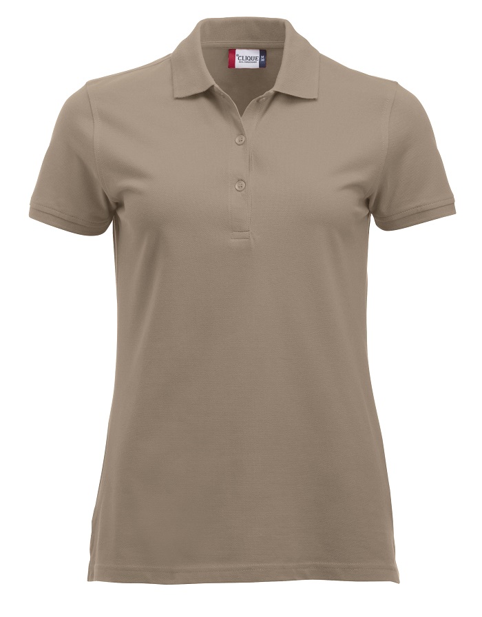 Clique Classic Marion S/S Polo caffe latte