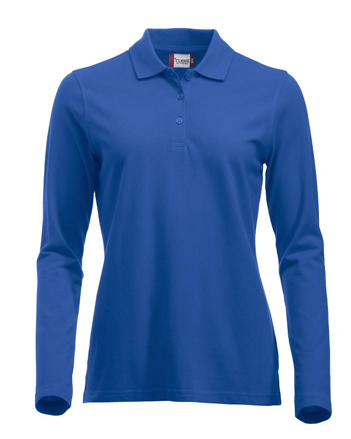 Clique Classic Marion L/S Polo kobalt