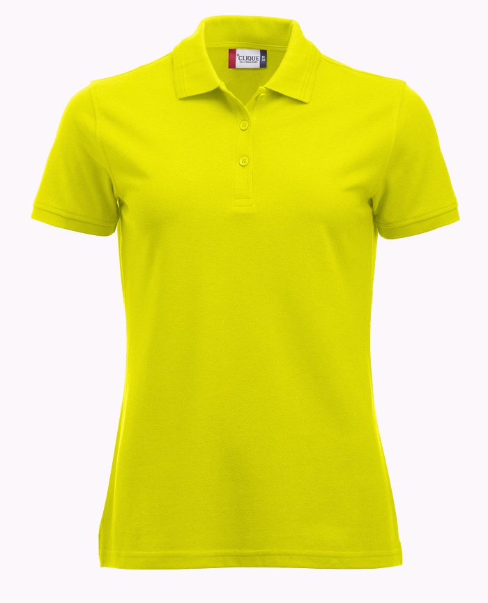 Clique Manhattan Women Polo signaalgeel