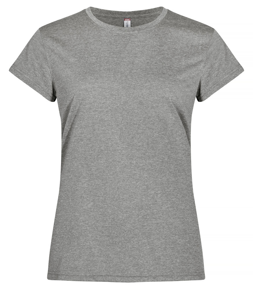 Clique Basic Active-T Women grijsmelange