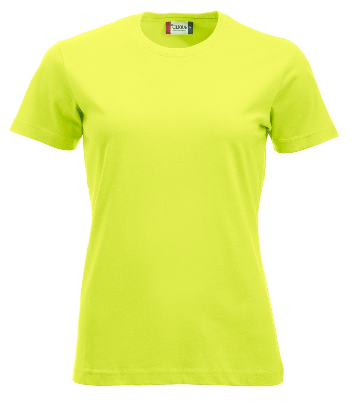 Clique New Classic-T Women signaalgroen