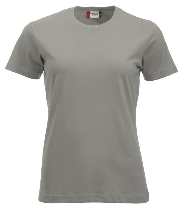 Clique New Classic-T Women zilvergrijs
