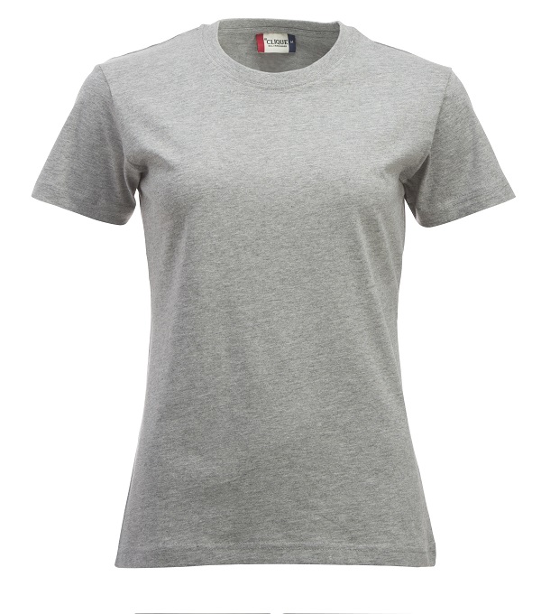 Clique New Classic-T Women grijsmelange
