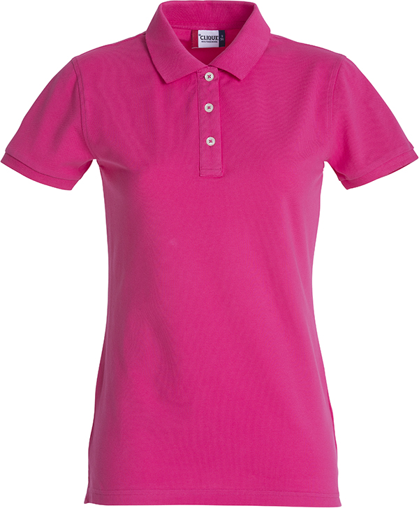 Clique Stretch Premium Polo Women helder kersen