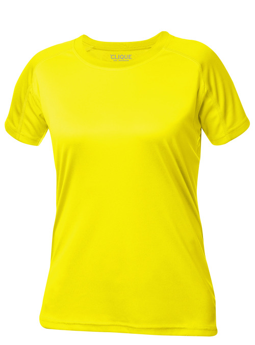 Clique Premium Active-T Women signaalgeel