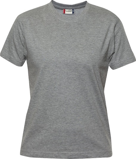 Clique Premium-T Women grijsmelange