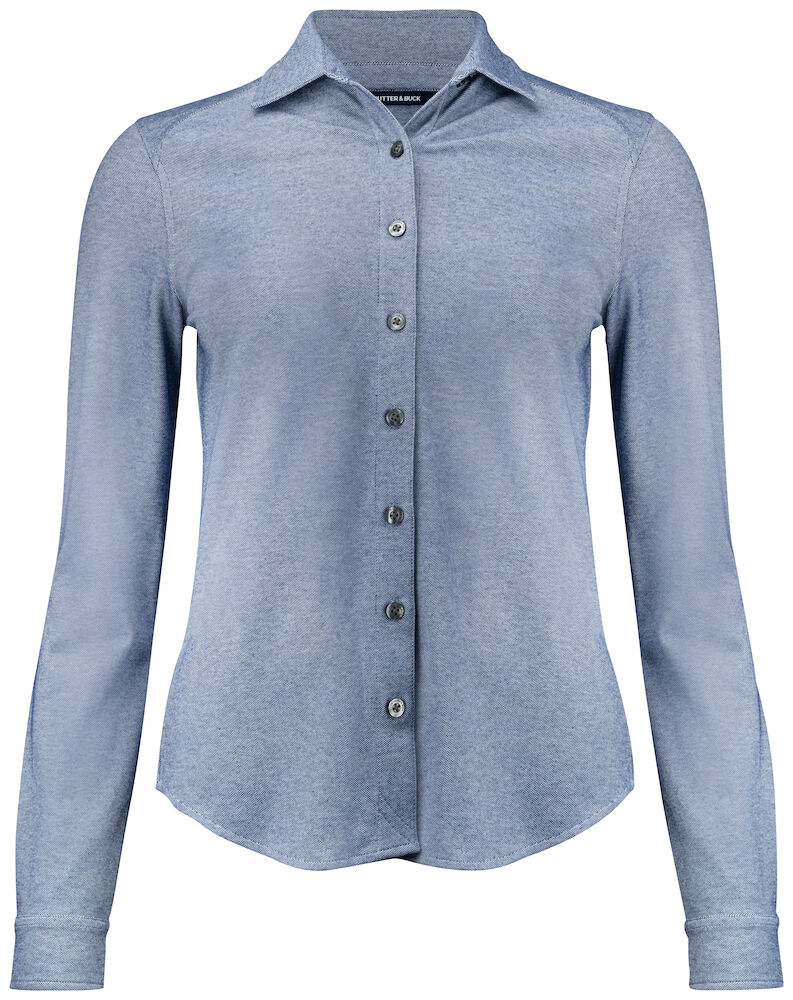 Cutter & Buck Advantage Shirt Women indigo melange