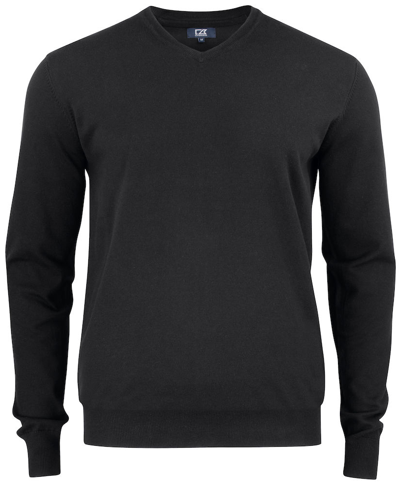 Cutter & Buck Oakville V-Neck Men zwart