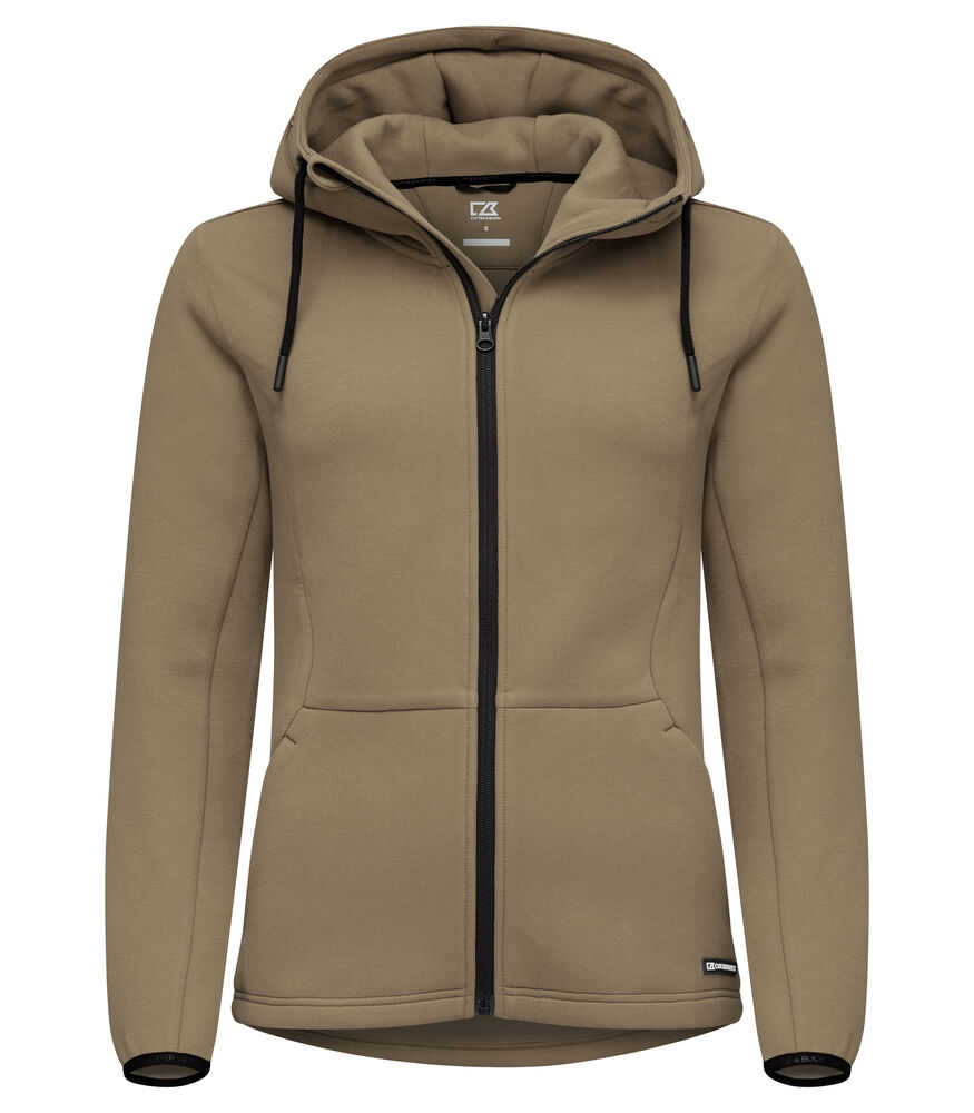 Cutter & Buck Pemberton Hood FZ Women khaki
