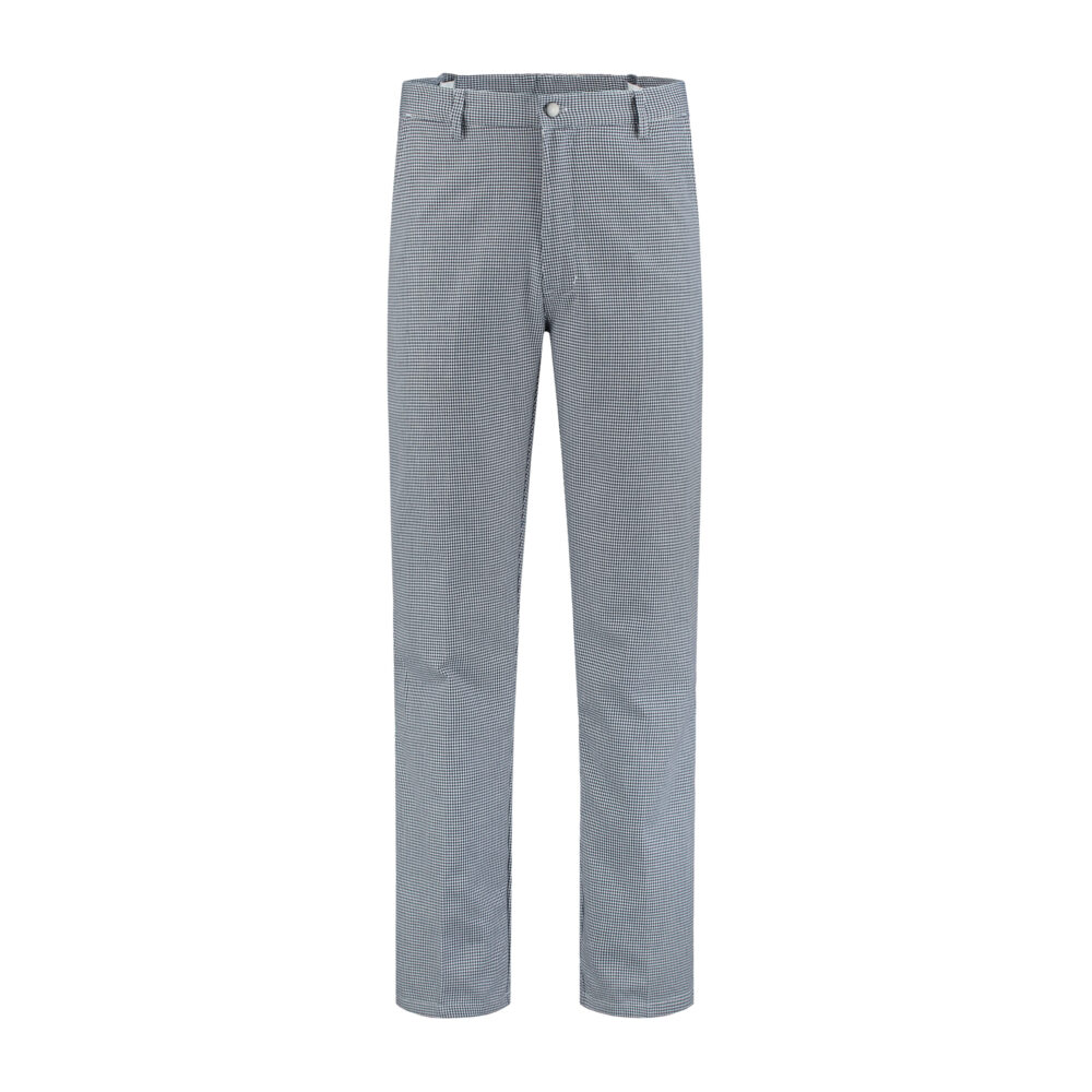 Bestex Bakkersbroek FBB6535 wit/blauw