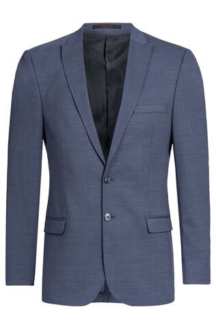 [GRF-1127-2810-226] Greiff Heren colbert SF Modern 37.5 pinpoint middelblauw