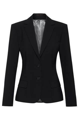 [GRF-1452-666-110] Greiff Dames blazer SF Premium zwart