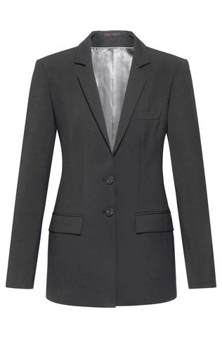 [GRF-1453-666-111] Greiff Dames lange blazer RF Premium antraciet
