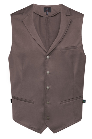 [GRF-1609-6400-035] Greiff Heren gilet RF Service taupe