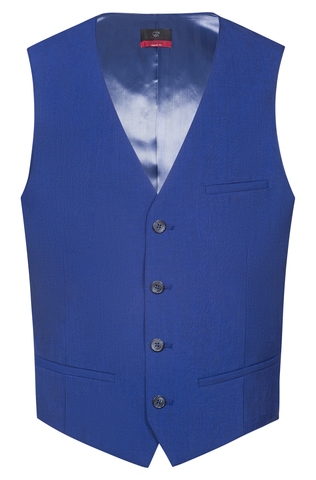 [GRF-1634-666-126] Greiff Heren gilet RF Premium italiaans blauw