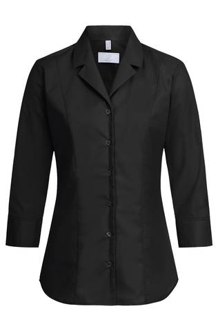 [GRF-6506-1120-010] Greiff Dames blouse 3/4 RF Basic zwart