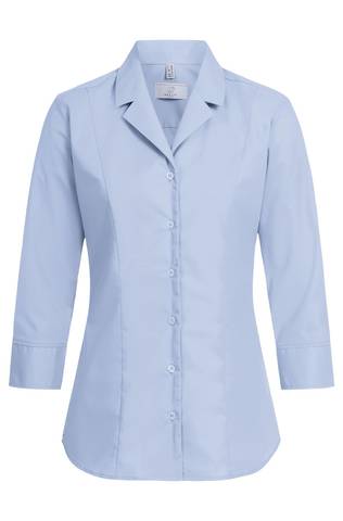 [GRF-6506-1120-029] Greiff Dames blouse 3/4 RF Basic bleu