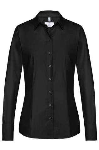 [GRF-6515-1120-010] Greiff Dames blouse 1/1 RF Basic zwart