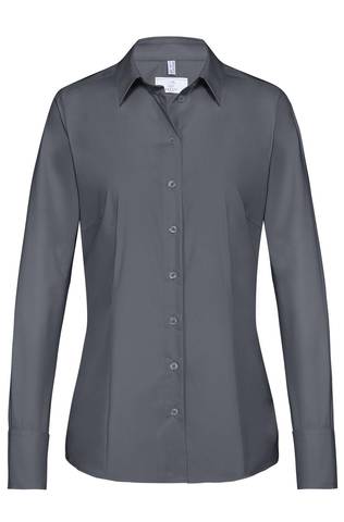 [GRF-6515-1120-011] Greiff Dames blouse 1/1 RF Basic antraciet