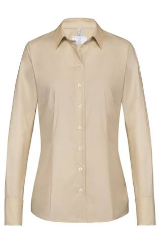 [GRF-6515-1120-037] Greiff Dames blouse 1/1 RF Basic beige