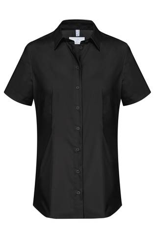[GRF-6516-1120-010] Greiff Dames blouse 1/2 RF Basic zwart