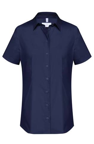 [GRF-6516-1120-020] Greiff Dames blouse 1/2 RF Basic marine