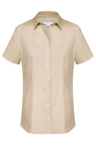 [GRF-6516-1120-037] Greiff Dames blouse 1/2 RF Basic beige