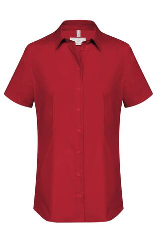 [GRF-6516-1120-050] Greiff Dames blouse 1/2 RF Basic rood