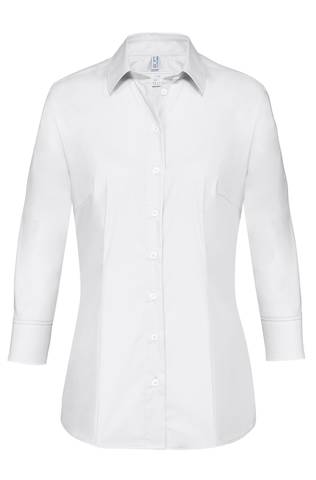 [GRF-6517-1120-090] Greiff Dames blouse 3/4 RF Basic wit
