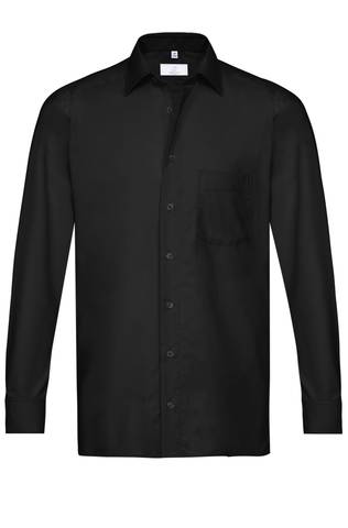 Greiff Heren overhemd 1/1 RF Basic zwart