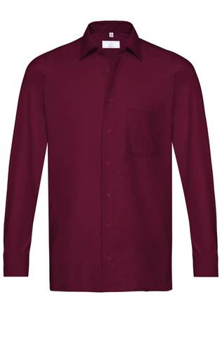 Greiff Heren overhemd 1/1 RF Basic bordeaux