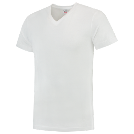 [TRI-101005White] Tricorp T-shirt V Hals Fitted White