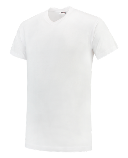 [TRI-101007White] Tricorp T-shirt V Hals White