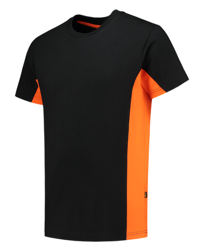 [TRI-102004BlackOrange] Tricorp T-shirt Bicolor BlackOrange