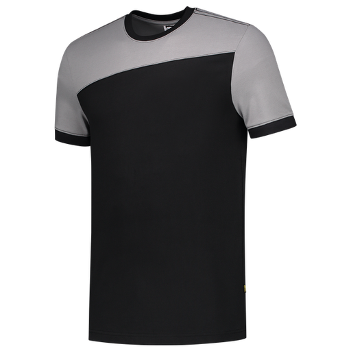 [TRI-102006BlackGrey] Tricorp T-shirt Bicolor Naden BlackGrey