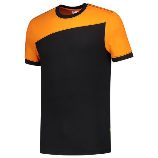 [TRI-102006BlackOrange] Tricorp T-shirt Bicolor Naden BlackOrange