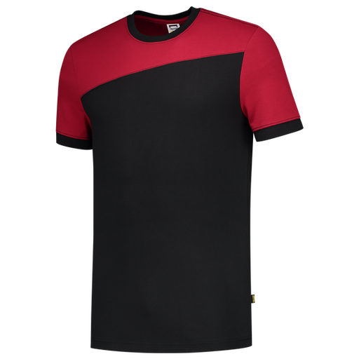 [TRI-102006BlackRed] Tricorp T-shirt Bicolor Naden BlackRed