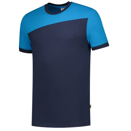 [TRI-102006InkTurquoise] Tricorp T-shirt Bicolor Naden InkTurquoise