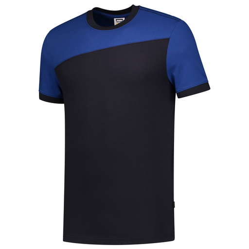 [TRI-102006NavyRoyalblue] Tricorp T-shirt Bicolor Naden NavyRoyalblue