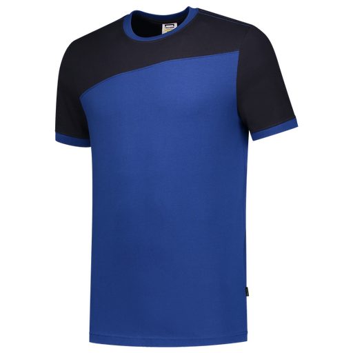 [TRI-102006RoyalblueNavy] Tricorp T-shirt Bicolor Naden RoyalblueNavy