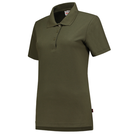 [TRI-201006Army] Tricorp Poloshirt Fitted Dames Army