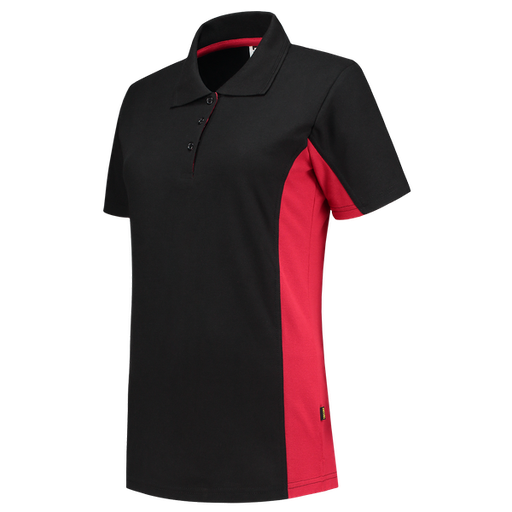 Tricorp Poloshirt Bicolor Dames BlackRed