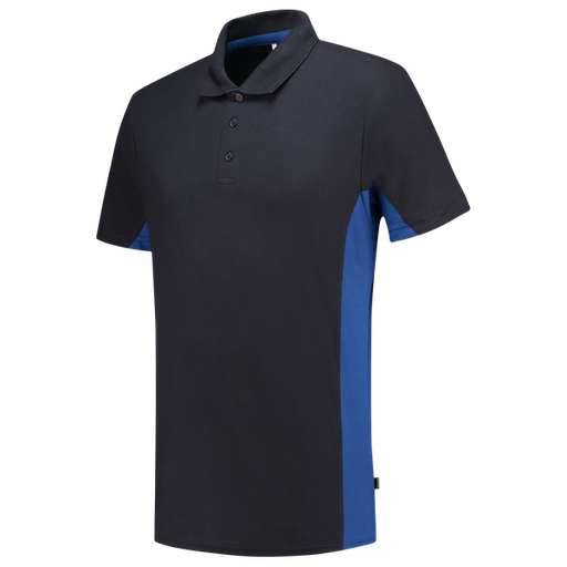 Tricorp Poloshirt Bicolor NavyRoyalblue